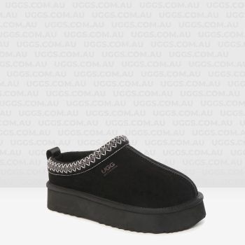 Ladies black ugg slippers best sale